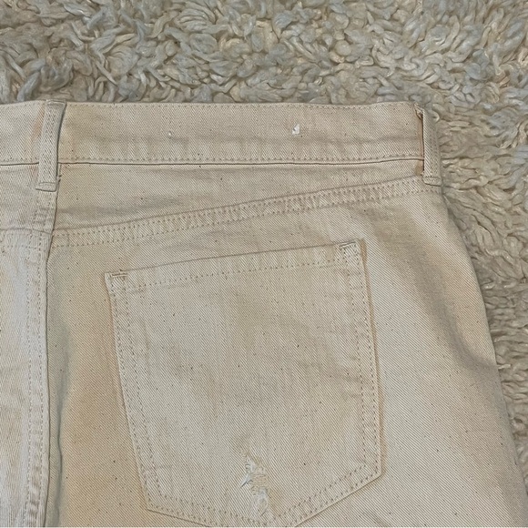 Banana Republic Shorts Womens Size 30 Tan Beige Cut Off Jean Shorts Denim - Picture 10 of 10